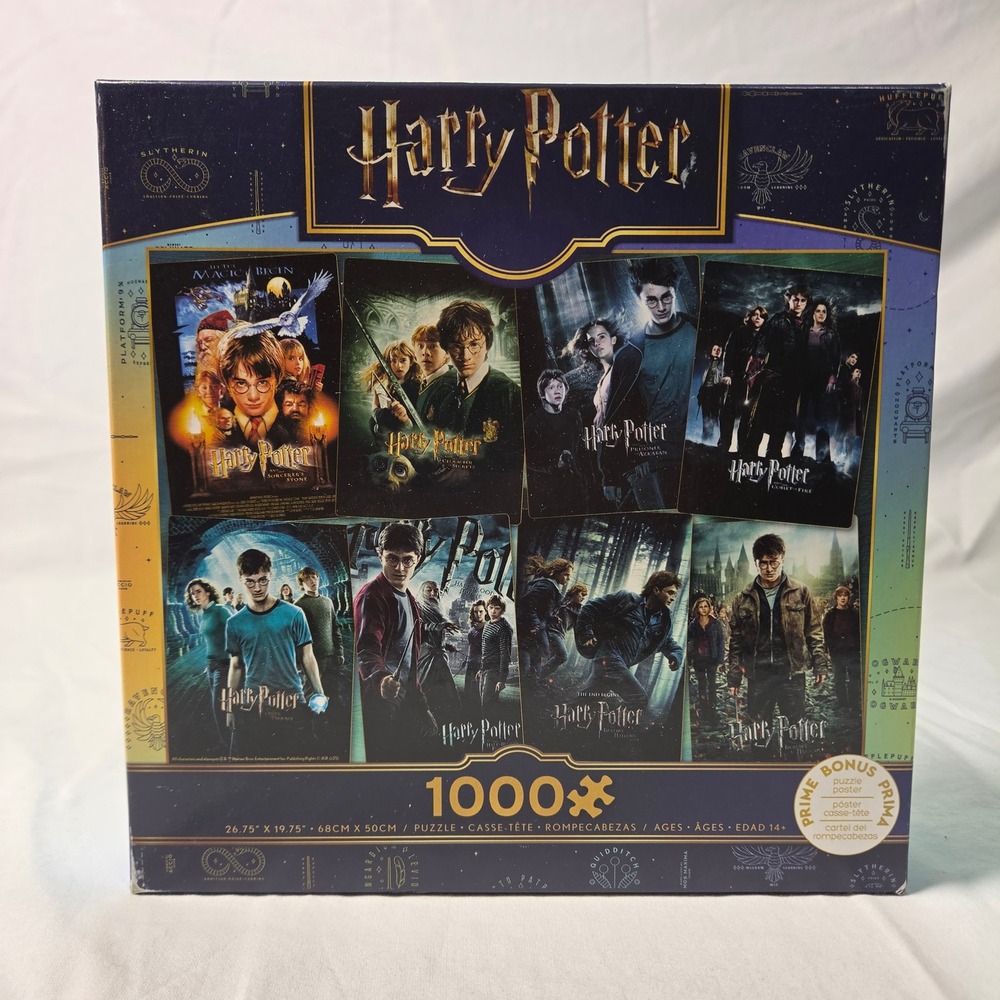 Harry Potter Movie Posters Collage 1000 Piece Jigsaw Puzzle Ceaco 88000